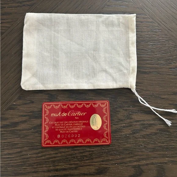 Cartier Vintage Burgundy Leather Coin Holder FULL INCLUSION - Picture 9 of 14